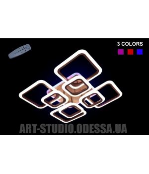 Светодиодная люстра 5588-4+4 color LED