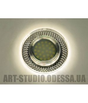 Светильник со встроенной светодиодной подсветкой 8201WH
