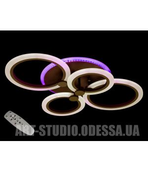 Потолочная светодиодная люстра,  80W A8022/4BK  LED 3color dimmer 