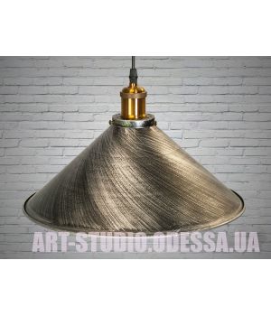 Лаконічний світильник підвіс Лофт для обіднього столу, на кухню 6855-360-BK-SV