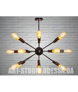 Люстра Loft на 18 ламп WX-18BK