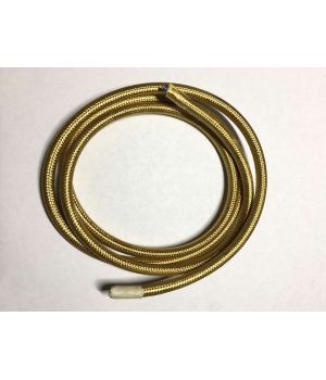 AMP кабель текстильний 2x0.75 right gold