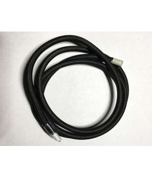AMP кабель текстильний 2x0.75 black