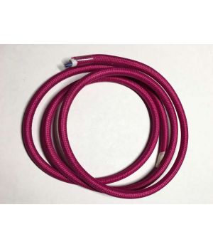 AMP кабель текстильний 2x0.75 deep purple