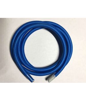 AMP кабель текстильний 2x0.75 blue