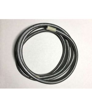 AMP кабель текстильний 2x0.75 silver