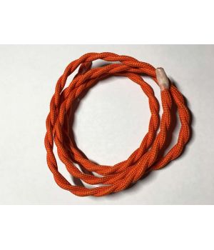 AMP кабель текстильний звитий 2x0.75 orange