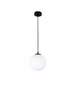 Підвісний світильник 756glass200F-1 BK+WH