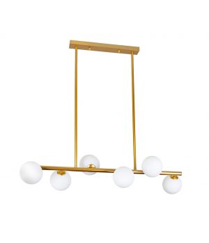 Люстра 761J2023-6 BRONZE+WH