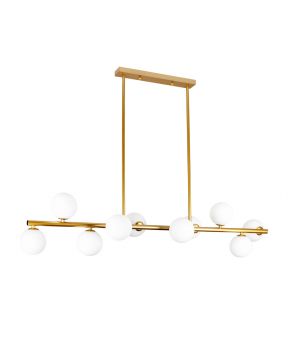 Люстра 761J2023-10 BRONZE+WH