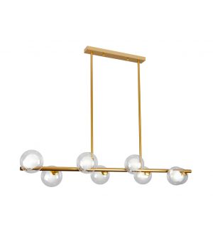 Люстра 761J2023-8 BRONZE+CLWH