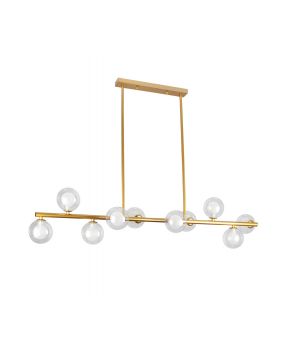 Люстра 761J2023-10 BRONZE+CLWH