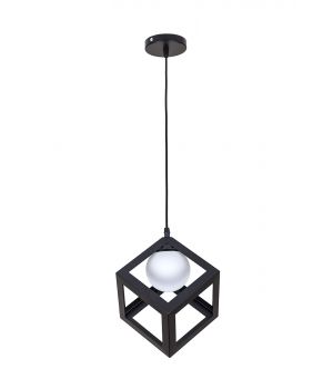 Підвісний світильник 756PR160glass-1 BK+WH