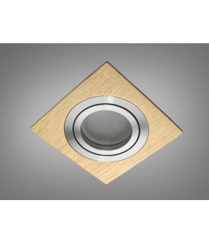 Поворотний точковий світильник серія "Аluminium" BK+SL GD+SL