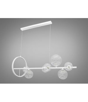 Люстра Loft на 7 ламп з LED підсвічуванням YC2108L-7 WH