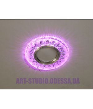 Светильник со встроенной светодиодной подсветкой 7032WH+PK