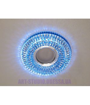 Светильник со встроенной светодиодной подсветкой 8120WH+BL