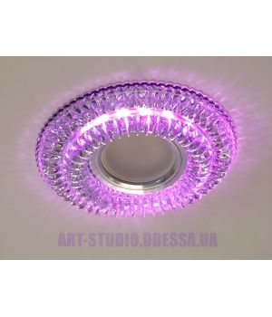 Светильник со встроенной светодиодной подсветкой 8120WH+PK