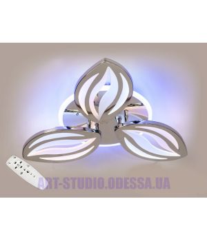 Стельова лед люстра з диммером і LED підсвічуванням,70W