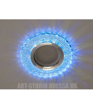 Светильник со встроенной светодиодной подсветкой 3703WH+BL