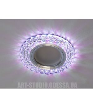 Светильник со встроенной светодиодной подсветкой 2235S-WH+PK