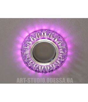 Светильник со встроенной светодиодной подсветкой 3042S-WH+PK