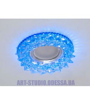 Светильник со встроенной светодиодной подсветкой 8105WH+BL