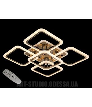 Потолочная люстра с диммером и LED подсветкой, 120W 5588/4+1BHR LED 3color dimmer
