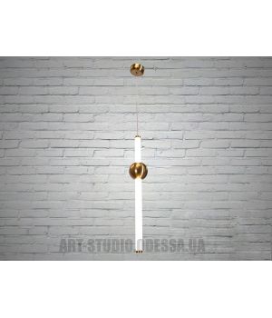 Светильник подвес в стиле Нордик, 22W 8905B-G (хром,золото)