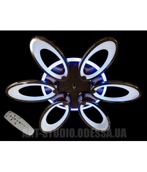 Потолочная светодиодная люстра, 105W 1673/6BHR LED 3color dimmer