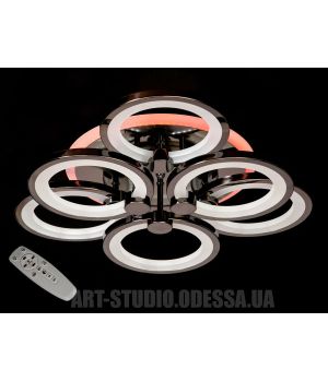 Потолочная светодиодная люстра, 115W 8022/3+3BHR LED 3color dimmer