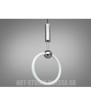 LED подвес в стиле Нордик, 18W 645/1CR (хром,золото)