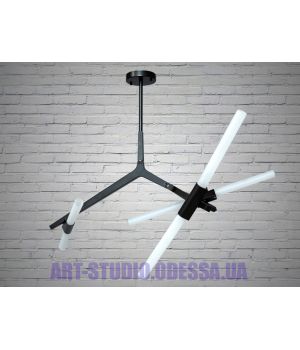 Люстра Loft на 6 ламп HXD8021/6BK