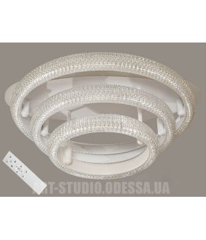 Потолочная светодиодная люстра, 90W MX77015/3WH LED 3color dimmer (белая,коричневая,серая)