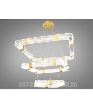 Современная светодиодная люстра, 140W 1023-400+600+800