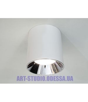 Накладной точечный светильник 116R-110-WH+SL