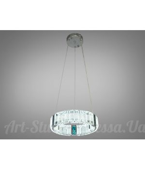 Хрустальная светодиодная люстра-подвес, 13W  81028-300  ( Хром , Золото ) 