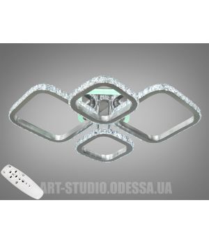 Хрустальная LED-люстра с RGB подсветкой, 75W 8303/2+2NEW HR LED RGB dimmer