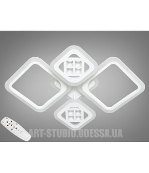 Потолочная светодиодная люстра с диммером 85W A2101/2+2WH LED 3color dimmer
