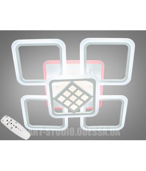 Потолочная светодиодная люстра с диммером 145W A2101/4+1WH LED 3color dimmer