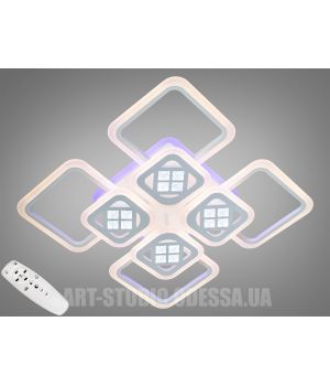 Потолочная светодиодная люстра с диммером 200W A2101/4+4WH LED 3color dimmer