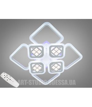 Потолочная светодиодная люстра с диммером 200W A2103/4+4 WH LED 3color dimmer