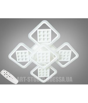 Потолочная светодиодная люстра с диммером 165W A2104/4+1WH LED 3color dimmer