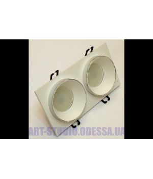 Точечный светильник 160B-37WH+SL