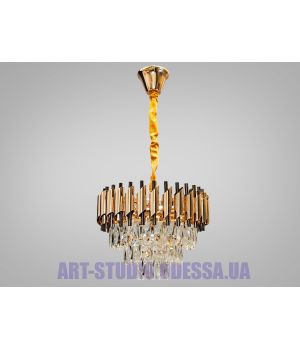 Сучасна кришталева люстра 201202/400SGD+BK