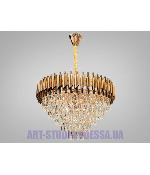 Сучасна кришталева люстра 201202/600SGD+BK