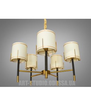 Современная люстра с абажурами 2953-5