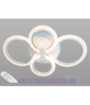 Потолочная светодиодная люстра, RGB, 60W A8022/4WH LED RGB dimmer