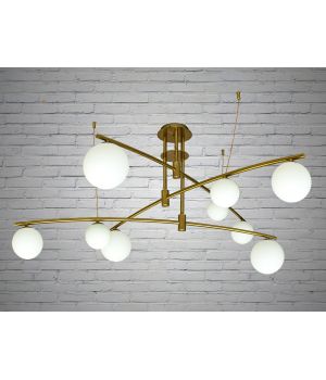 Люстра в стиле Loft на 9 ламп 8127-L G