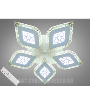 Светодиодная люстра с цветной подсветкой 70W MX2804/5WH